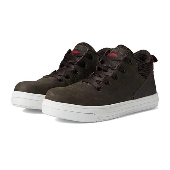 Avenger Work Boots North Haven Swarm Gray White Casual Neutral Wide Fit Leather - Picture 1 of 16